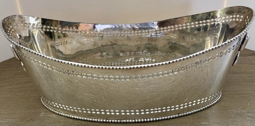 Vintage silverplate oval - vintage,