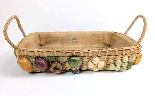 Fruit veggie serving - fruit, wicker