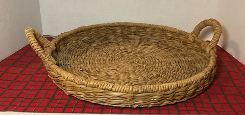Round woven grass - round,