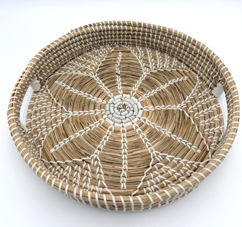 Handwoven seagrass serving - handwoven,